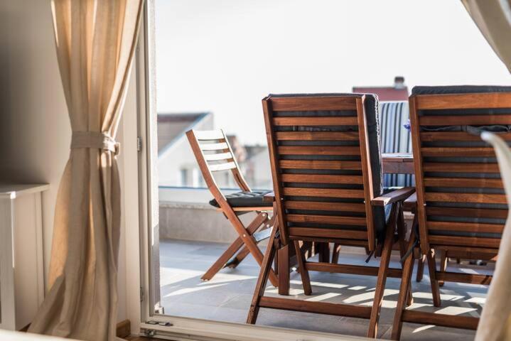 Blue Sky, Modern Sea View Apartment 노바야 외부 사진
